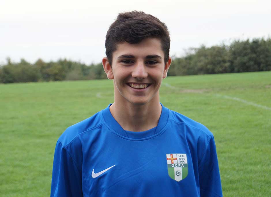 Rihoy & Son sponsors two Guernsey College Football Academy players